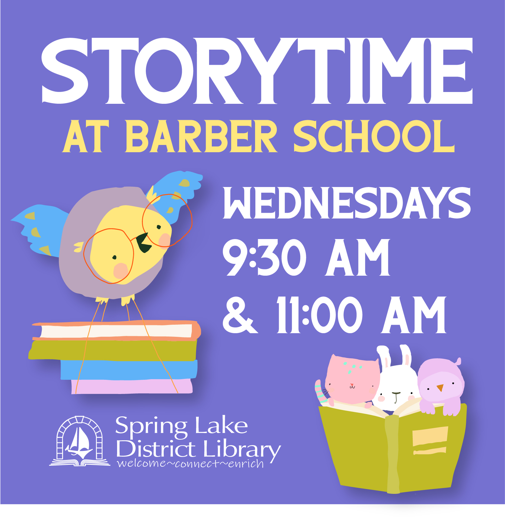 Storytime at Barber School