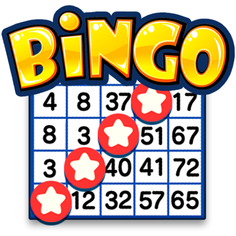 bingo card with text reading "bingo" in large yellow letters over top 